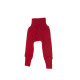 Cosilana babybroekje met boord rood 70% wol 30% zijde (71016)