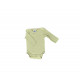 Cosilana body long sleeved cotton/wool/silk green (91053)
