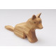 Predan wooden sitting dog