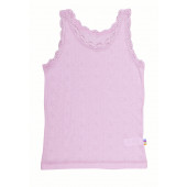 Joha wool silk sleeveless shirt pink