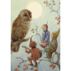 postal card  A Carol for Brown Owl  (Margareth Tarrant)