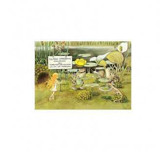 Postkaart luch bij de padden (Elsa Beskow)