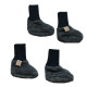 Cosilana baby boots made of woolcotton fleece  navy  (48910)