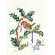 Postal card   Christmas Robin And Mouse  (Molly Brett) 276