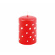 Ahrens Spielzeug waxine candle red with white dots