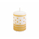 Ahrens Spielzeug waxine candle white with gold