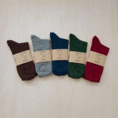 De colores baby alpaca sokken dames heren diverse kleuren