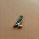 Wooden robin bird