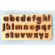 Montessori wooden alfabet puzzle