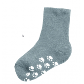 Joha grijze wollen sokken antislip 90% wol (95016)