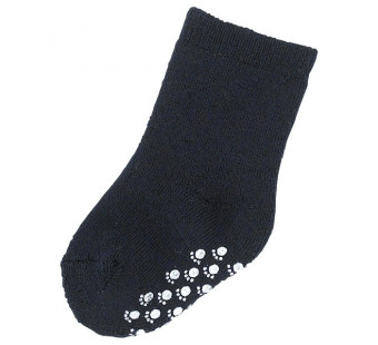 Joha navy wollen sokken antislip 90% wol (95016)