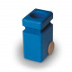 Faguswooden garbage cans blue (20.83)